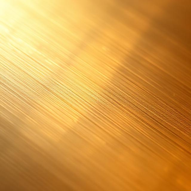 Brass material macro texture